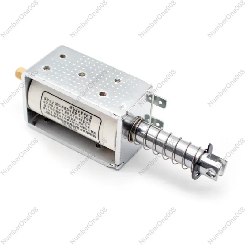 60MM Long Stroke Electromagnet Thrust 15KG Push-Pull Electromagnet DC 12V 24V AC 220V Self-Reset