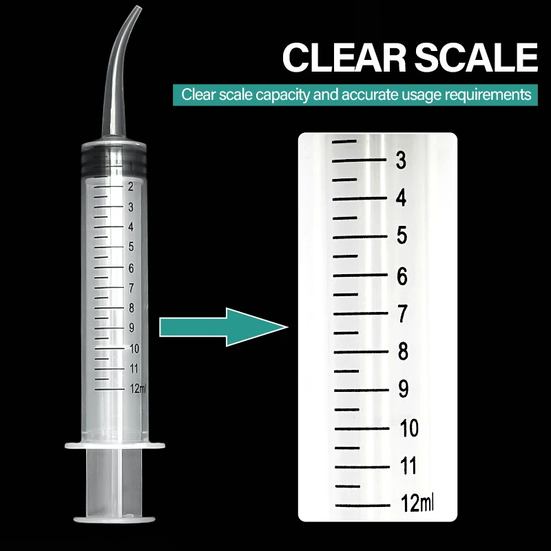 새 유방 수유 팔꿈치 주사기, 약 수유, 12ml 플라스틱 주사기, 바늘없는 주사기, 비둘기 수유, 1 ~ 5 개 세일