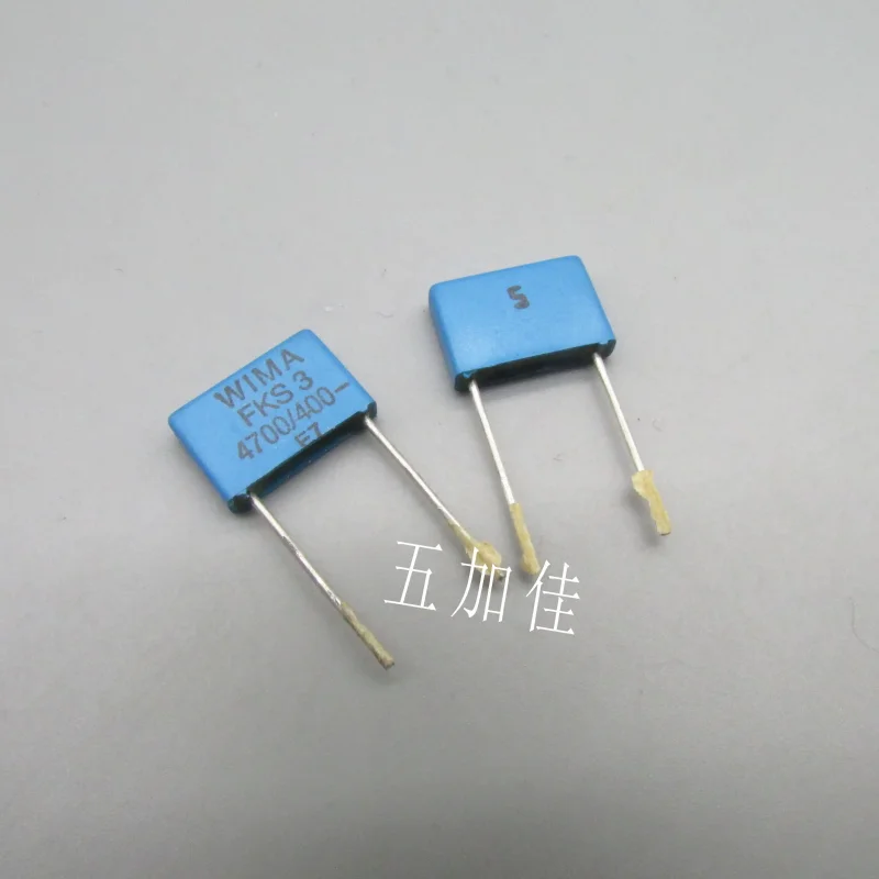 10-100pcs German FKS3 400V4700PF 400V4.7NF 472 5% Poleless Copper Pin German Thin Film Capacitors