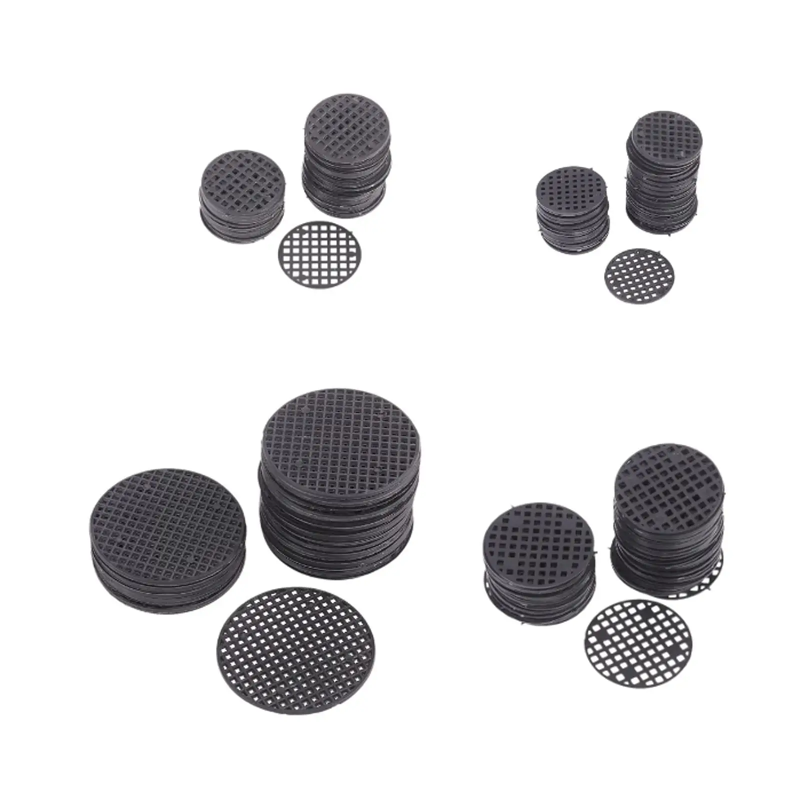 

Нижние сетчатые подушечки для цветочного горшка, нижние сетчатые коврики для бассейна, садовые аксессуары для блочных протекающих почвы, дренажные экраны, многоцелевые