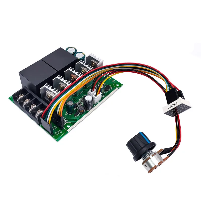 PWM speed controller  DC motor Digital display 0~100% adjustable drive module Input MAX60A 12V 24V