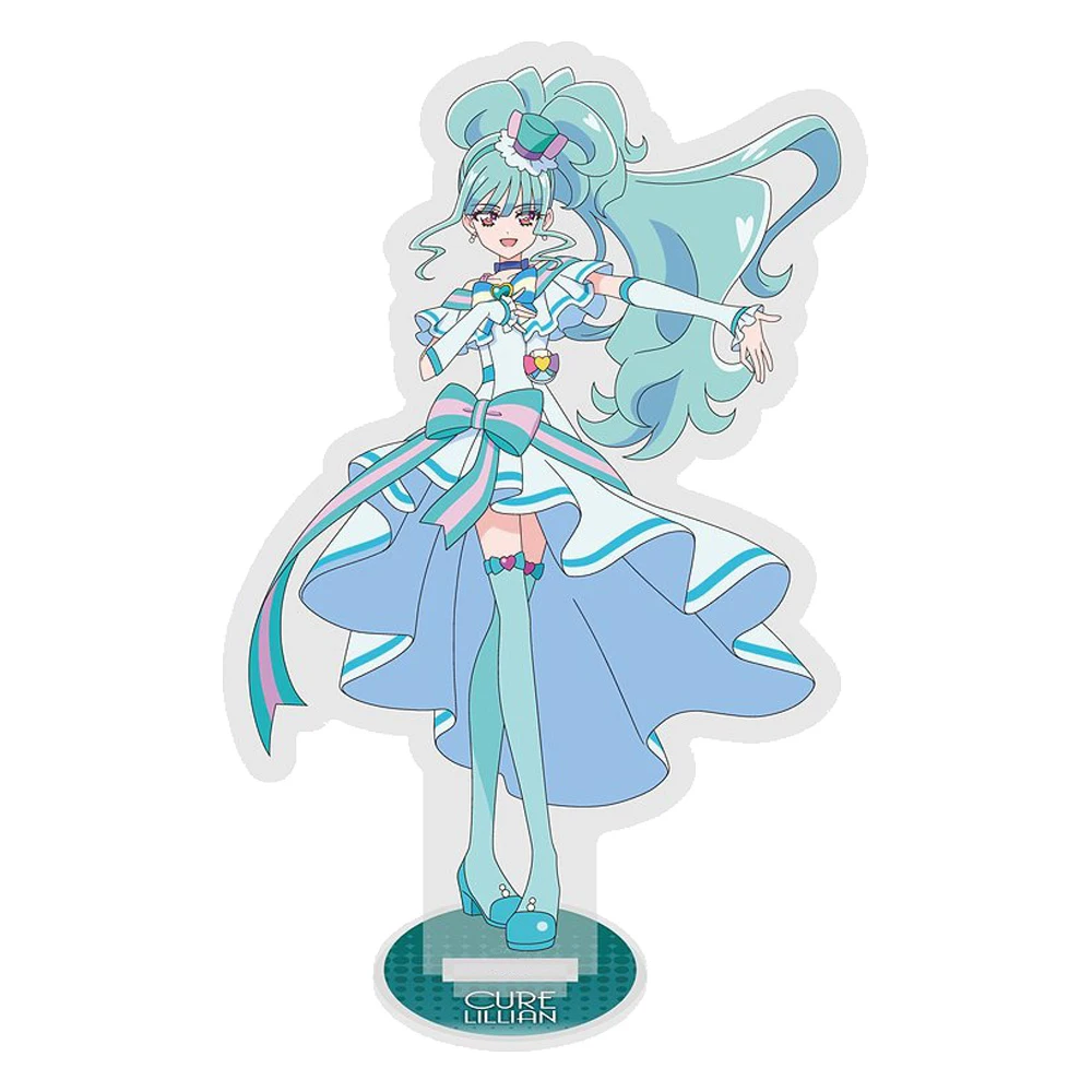 Loen Anime Peripheral Store Precure Cure Hirogaru Nyami Lillian Wonderful HD Figure AcrylicStand Desktop Decor Fans Charm Gifts