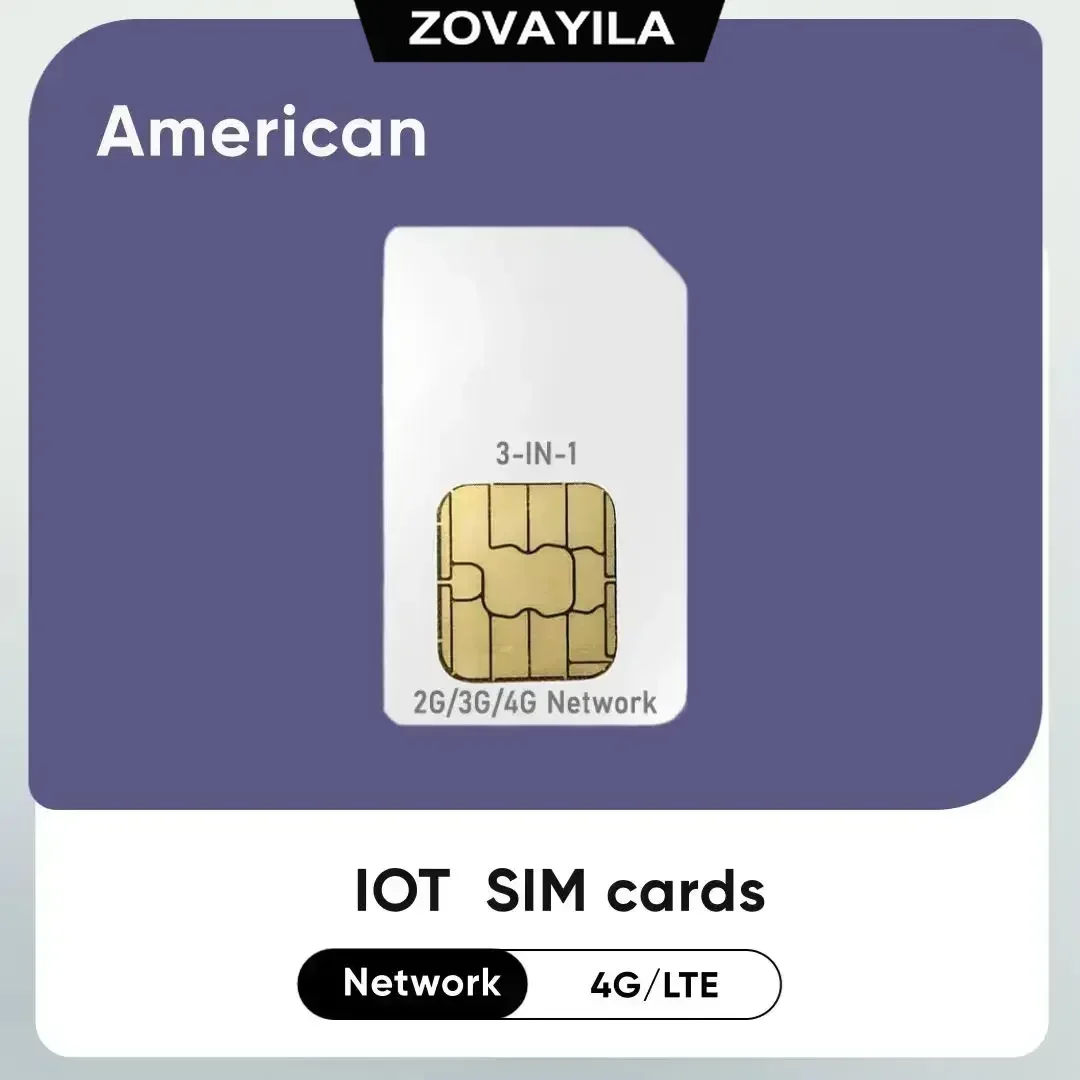 SIM-карта 4G, карта IoT поддерживает круглосуточное обслуживание для ошейников и GPS-трекеров IoT для домашних животных