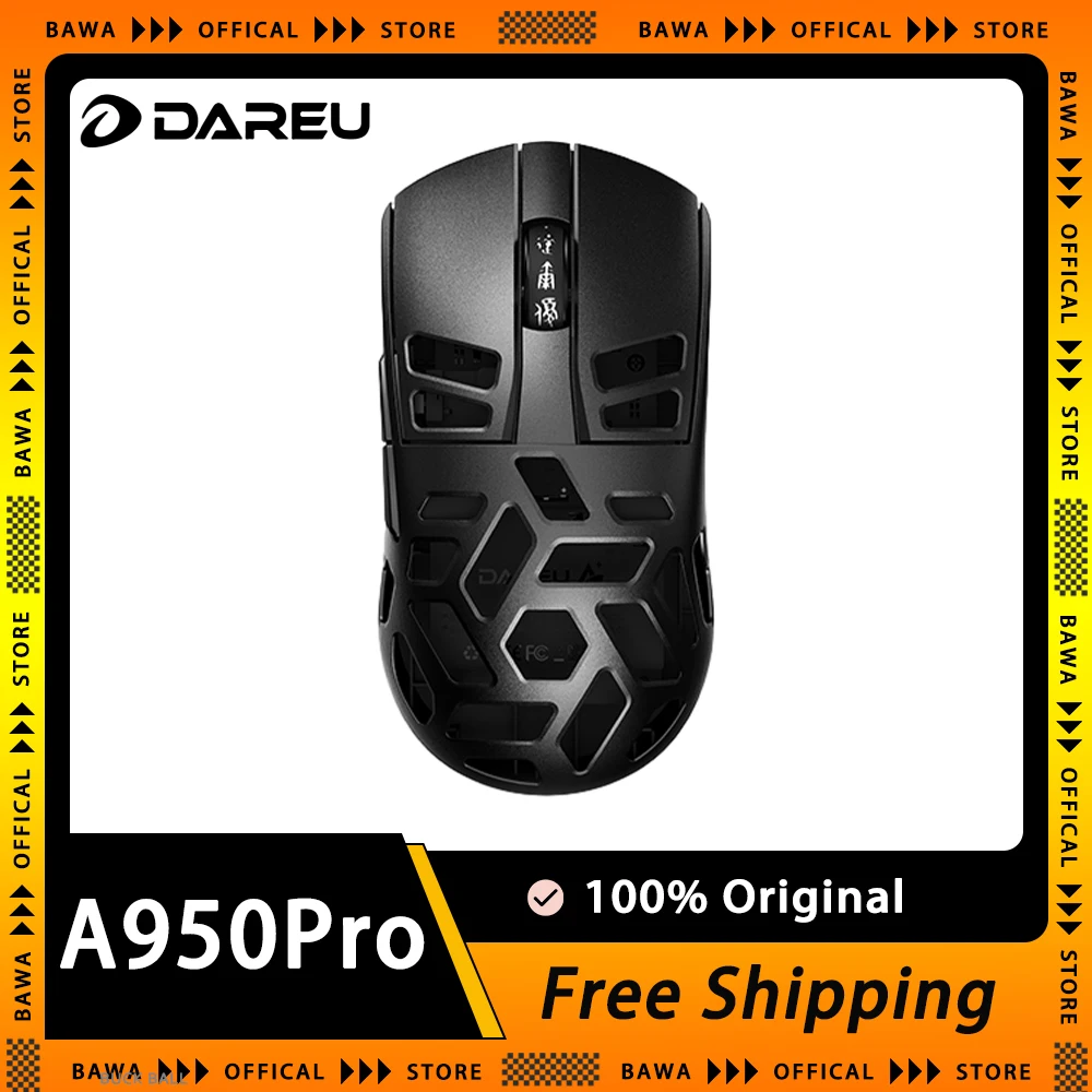 

Dareu A950pro Mouse Tri Mode Bluetooth Wireless Paw3395 Magnesium Alloy Mouse E-Sports Gamer Pc Accessories Gaming Mice Man Gift