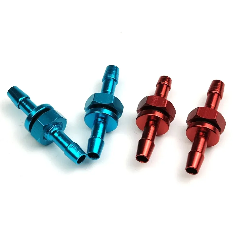 1 Piece M6 Water Nozzle Aluminum Drain Outlet Nozzle Water Cooling Nipple Faucet for RC Jet Boats DIY Connecting Accessories