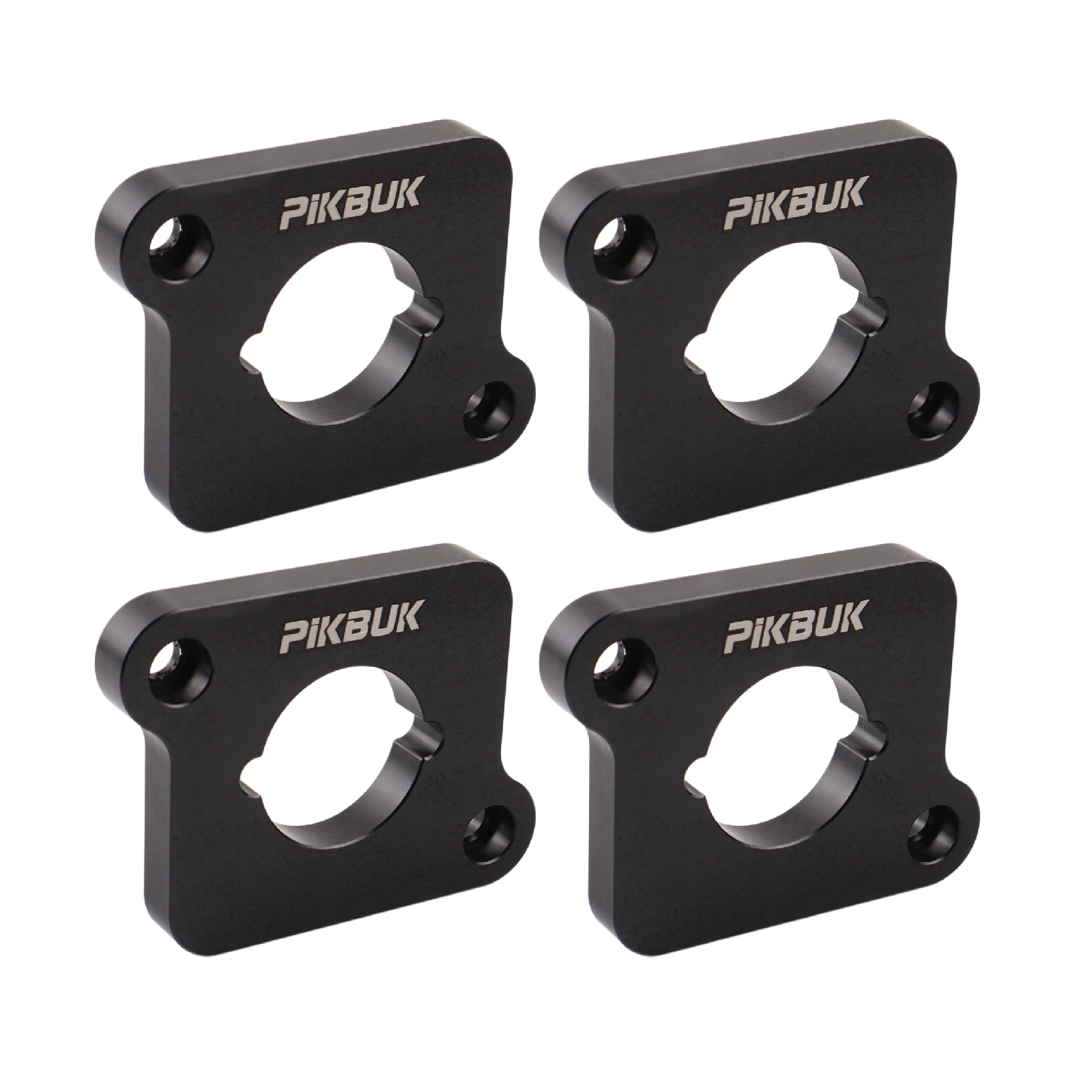 PIKBUK 4 Pcs Aluminum Coilpack Adapter Plates Billet For Audi A3 S3 A4 A6 TT R8/TFSI Ignition Coils 8L Golf 1.8T RS4 S4 B5 view 2
