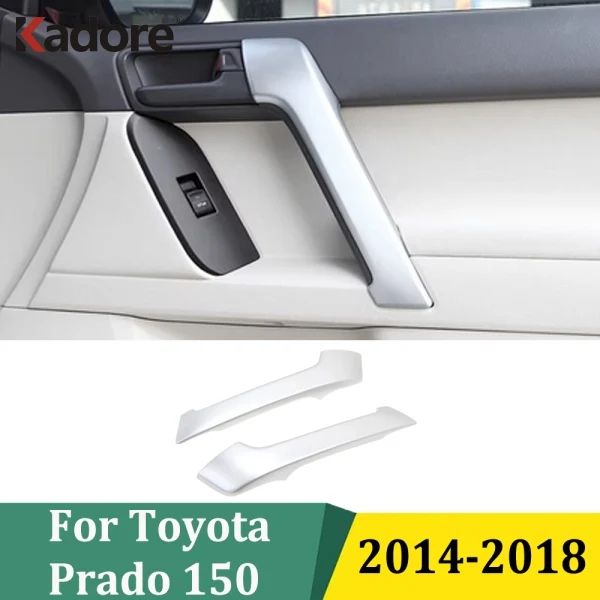

For Toyota Prado 150 2014 2015 2016 2017 2018 Front Armrest Trim Inner Door Handle Sequins Control Decoration Car Accessories