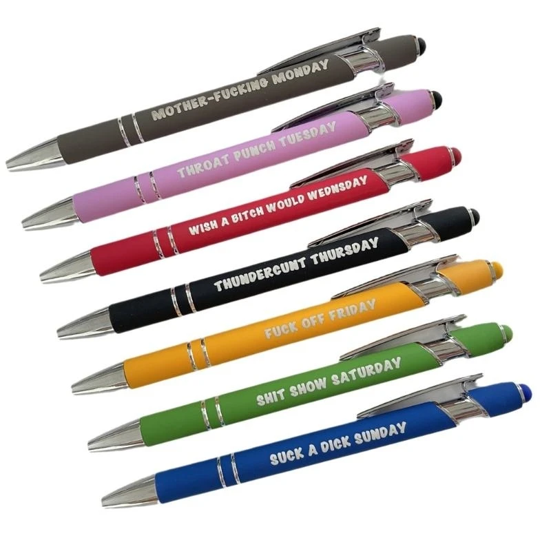 Смешная выдвижная шариковая ручка с прикосновением к экрану