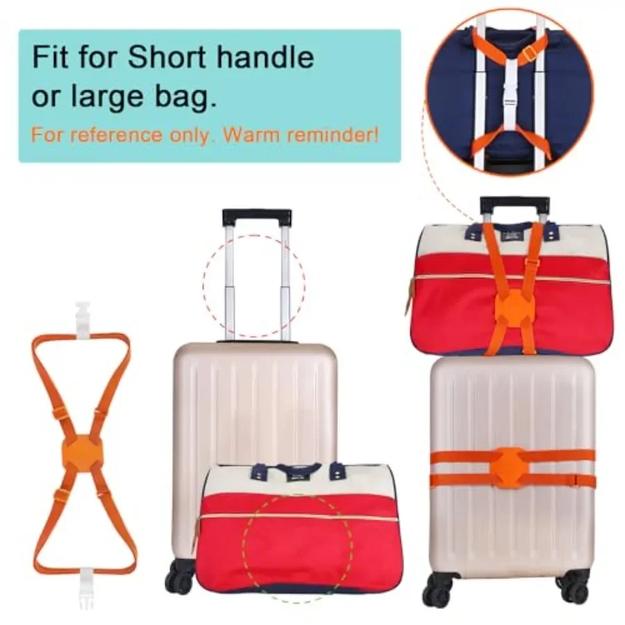 Luggage Straps Bag Bungee Luggage Straps Suitcase Adjustable Belt Add a Bag Easy to Travel Suitcase Elastic Strap Belt