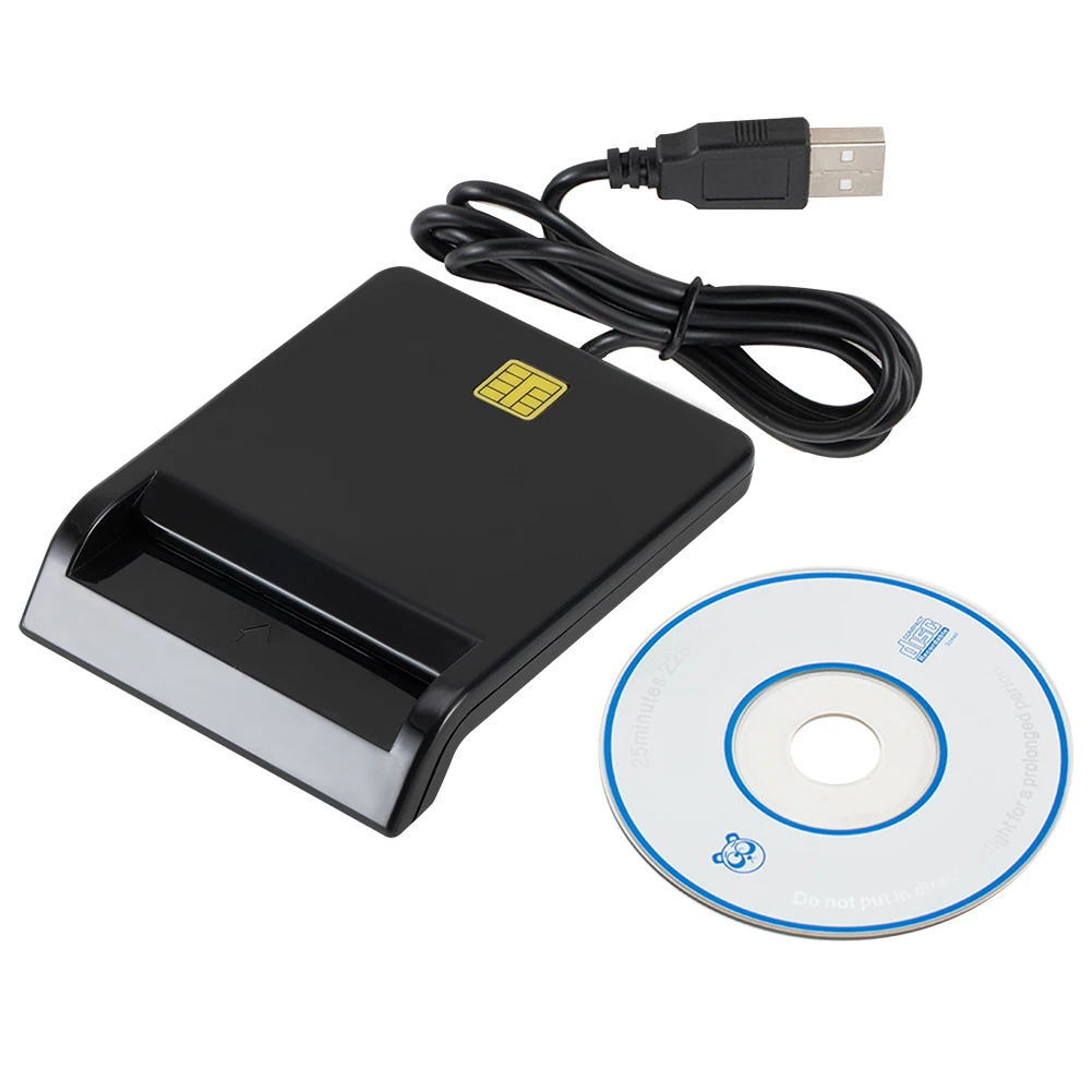 USB Smart Card Reader for Bank Card IC/ID EMV DNIE ATM CAC SIM Card Cloner Connector Card Reader for Windows 7 8 10 for Linux OS