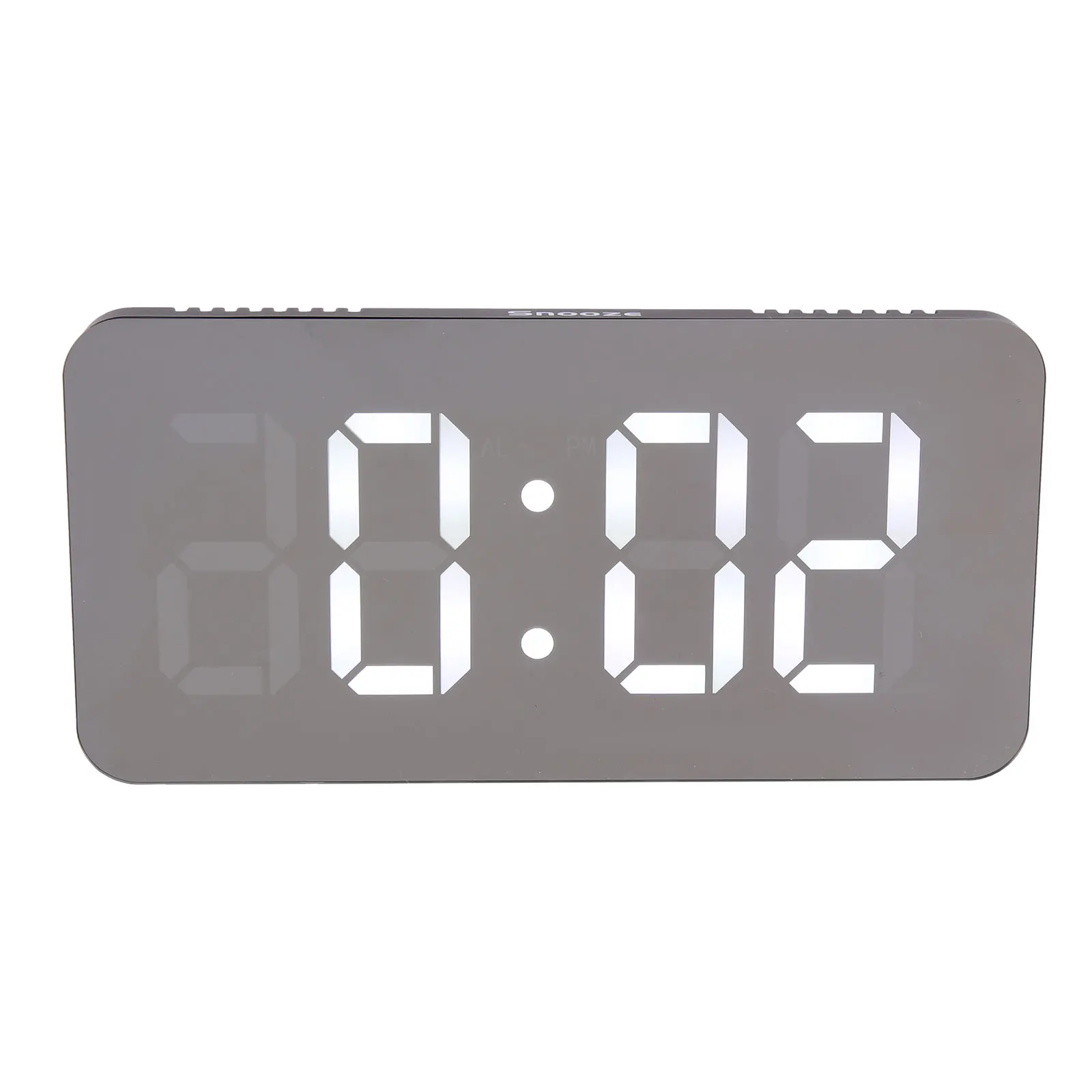 

LED Mirror Digital Alarm for Bedroom Living Room Office Hotel Decor LED Digital Clock Desktop Clock Moisture Proof
