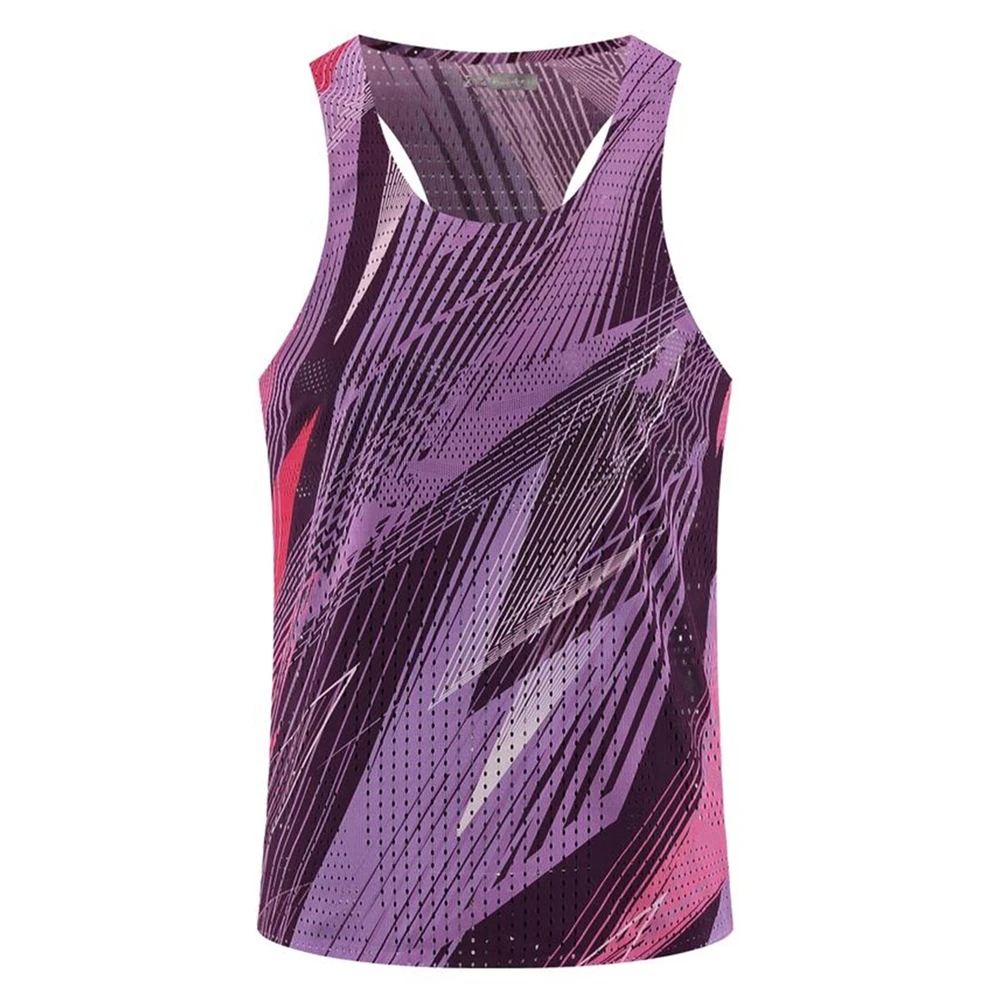 Summer Quick Dry Gym Clothing Mens Mesh Sports Tank Tops Bodybuilding Sleeveless T Shirt Fitness