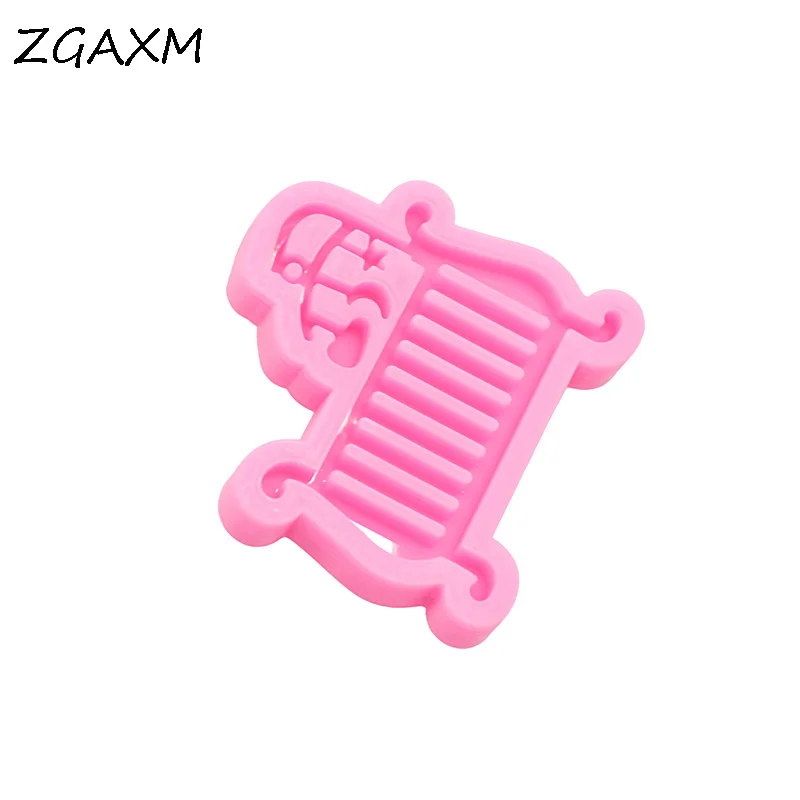 LM 518-Baby Room Bed cabinet Decorative Mold DIY earrings Polymer Clay Resin Silicone Mold Shiny Baby Shaker Silicone Mold