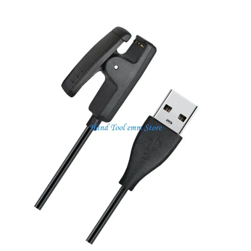 H37F 100cm Watch Charging Cord, Black USB-A Replacement Spare Cable
