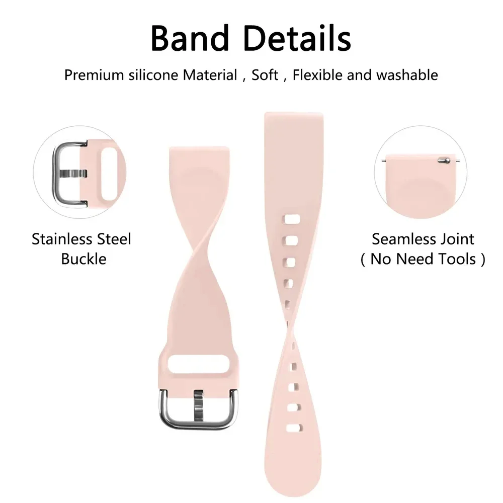 20mm 22mm Silicone Band For Garmin Forerunner 265 965 255 255M 245 645 158/Venu 3/Vivoactive 4 3/Venu 2Plus Bracelet Watch Strap