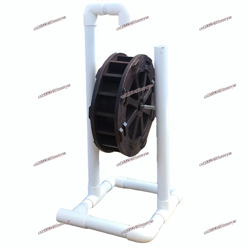 Plastic Water Wheel Circulation Flowing Water Fish Tank Rockery Stone Trough Aquarium Fish Farming and Oxygen Creative Handmade