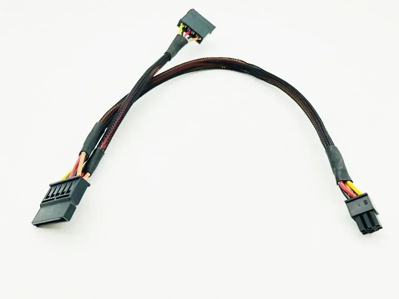 

6-контактный разветвитель, 15-контактный кабель питания SATA для DELL Vostro 3650 3653 3655, настольный компьютер, HDD SSD, кабель питания, новинка