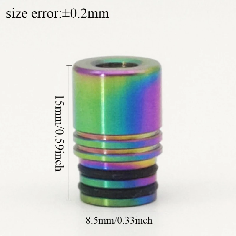 1 قطعة 510 الفولاذ المقاوم للصدأ بالتنقيط فوهة تبديد الحرارة القش المشتركة