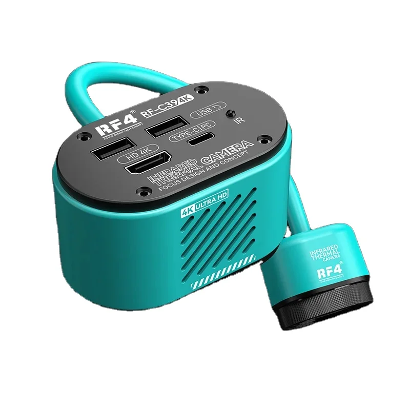 Obrázek 3: Tester viditelné a tepelné záření dual-spectral thermalnovel RF-C39 trinocular mikroskop  4K USB cca 2nz v 1short obvodový