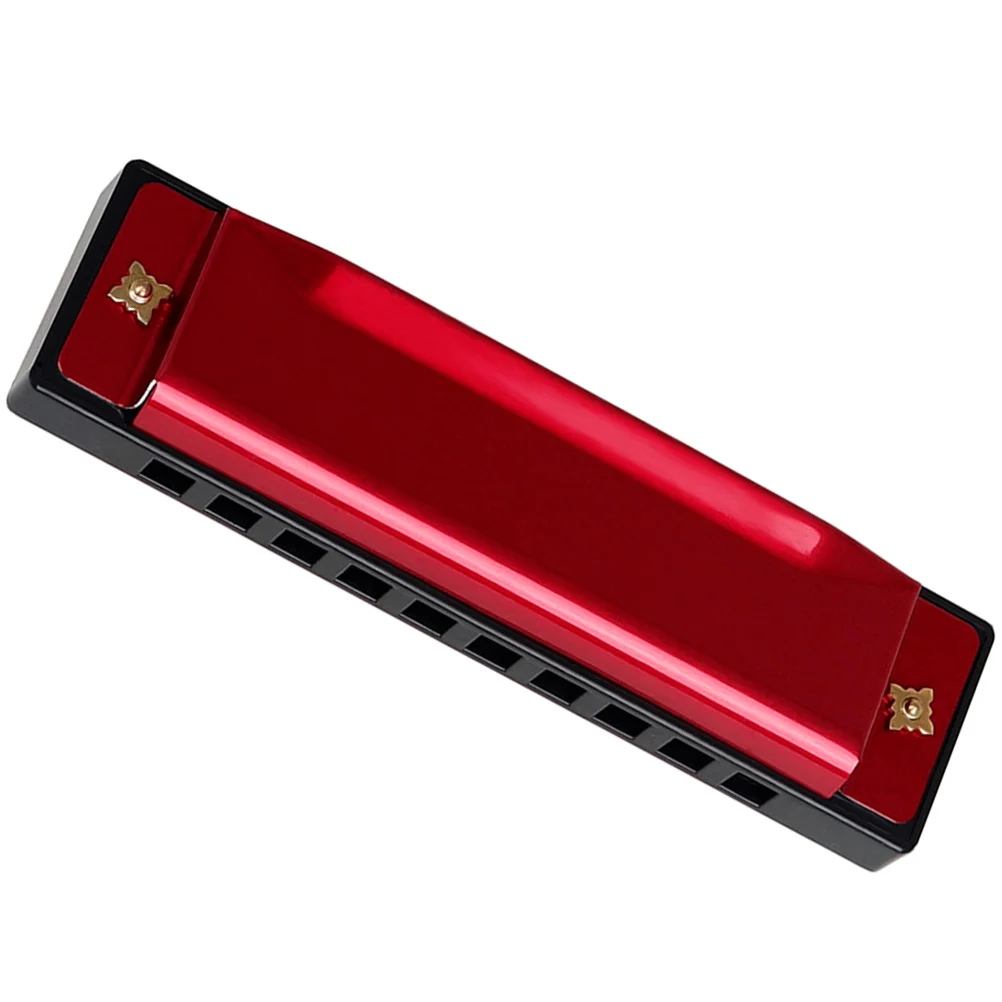 

Irin Harmonica Harmonicas for Kids Metal Mouthpiece Small Music Instruments Adults Red Musical Beginner