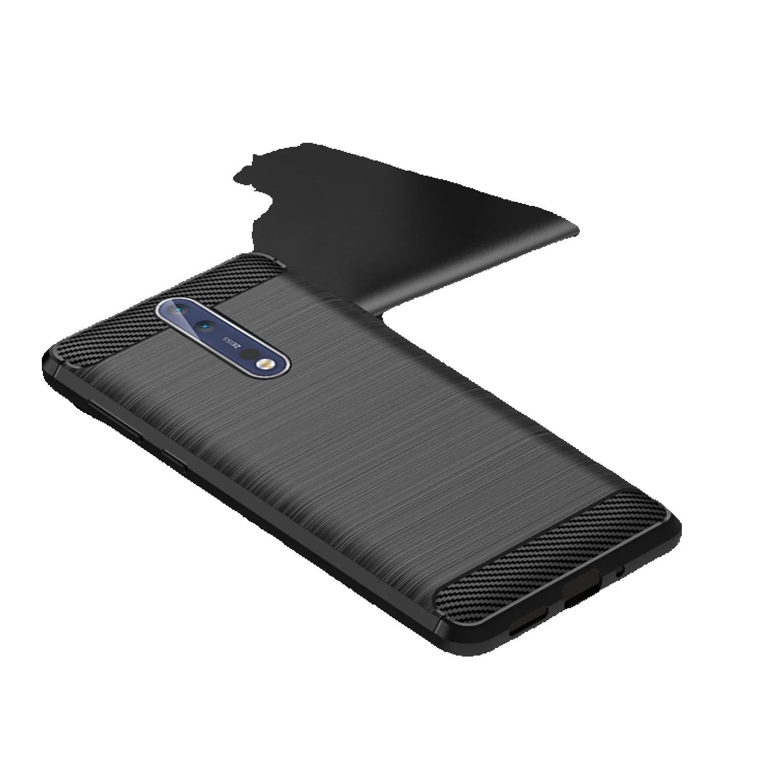 Carbon Fiber Case For Nokia 8 8.1 8.3 Shockproof Mobile Shell For Nokia 8V 5G UW Nokia8 Anti-fall Soft Phone Cover