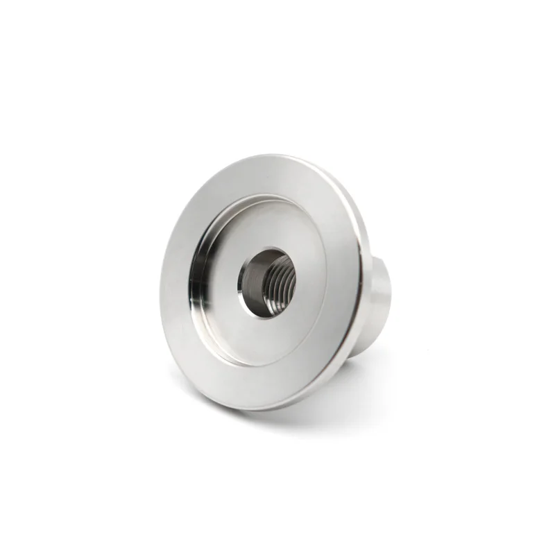 KF16/KF25/KF40/KF50 304 Stainless Steel PT Internal Thread Vacuum Flange Joint Inner Thread Adaptor 1/4