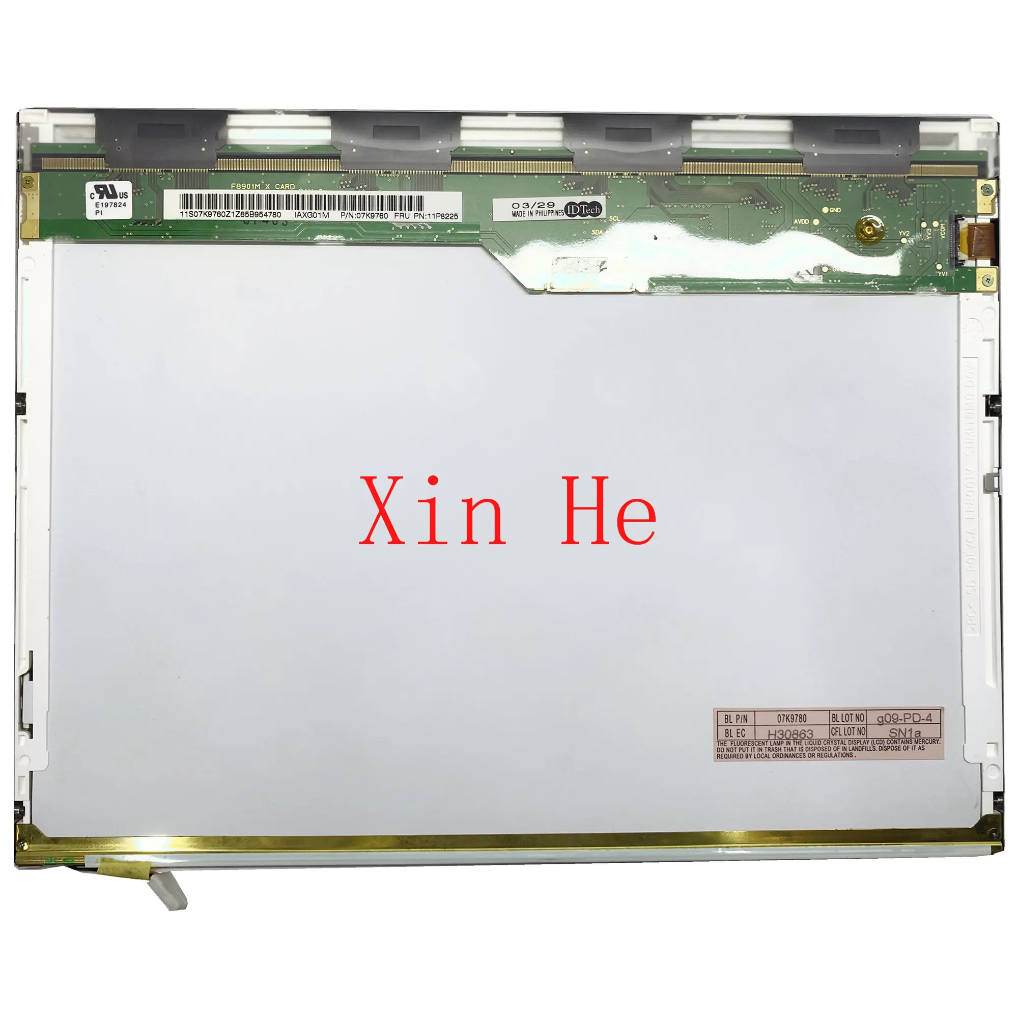 

12.1'' IAXG01M Laptop LCD Screen Display Panel Matrix 1024*768 LVDS 20 PINS