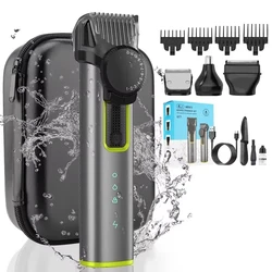 Xiaomi-Analyste de coupe de cheveux Youpin pour hommes, tondeuse à cheveux électrique multifonctionnelle, étanche IPX5, rasoir 4 en 1, ensemble de tondeuse à cheveux antarctique