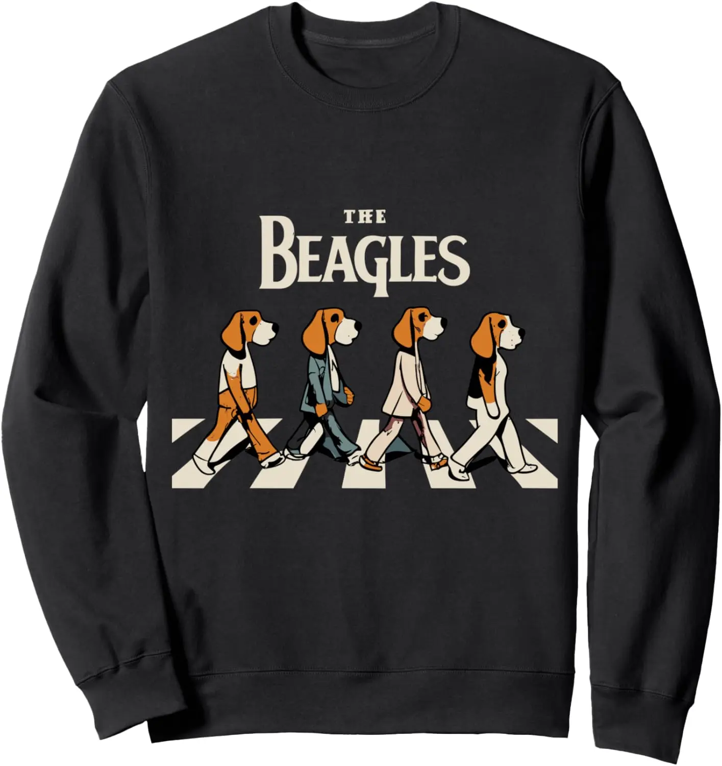 The Beagles Cover Funny Cute Vintage Beagle Dog Lover Sweatshirt