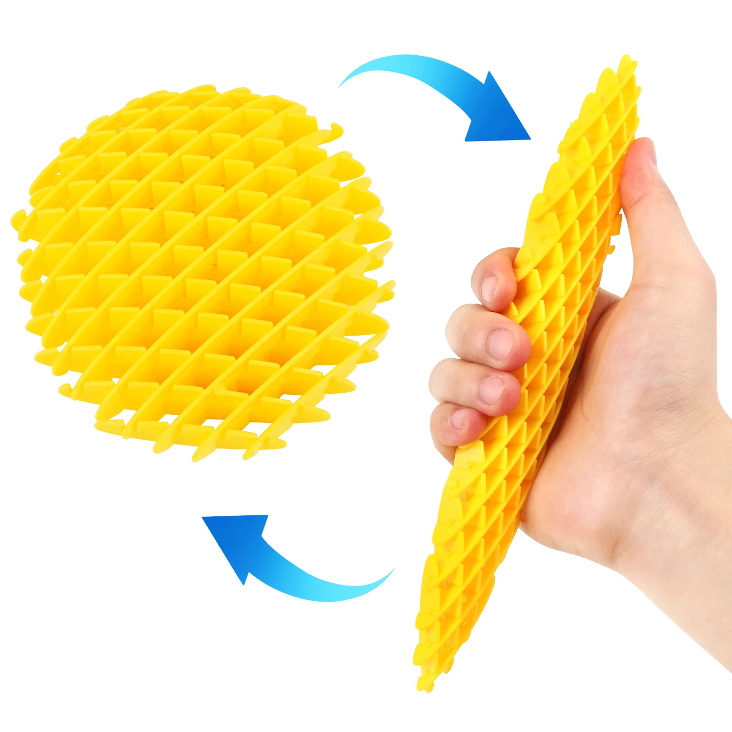 Creative Product Fidget Worm Stress-relieving Elastic Mesh Stress-relieving Healing Small Toy Decoration Can Be Played Easily