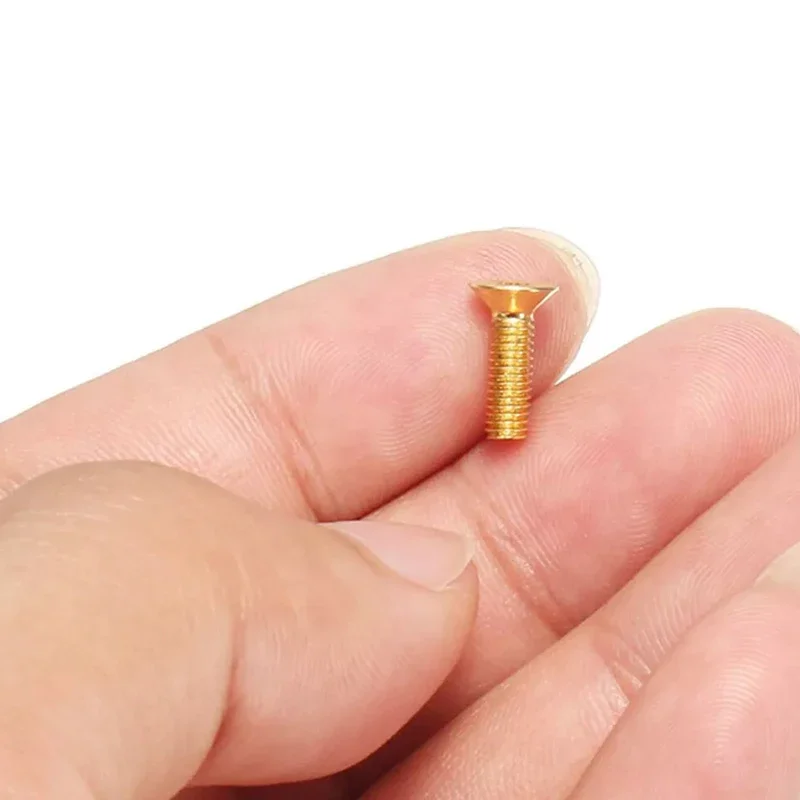 Grade 12.9 Plating Titanium Plating Gold Allen Bolts M2 M2.5 M3 M4 M5 Socket Hexagon Countersunk Head Screw DIN7991