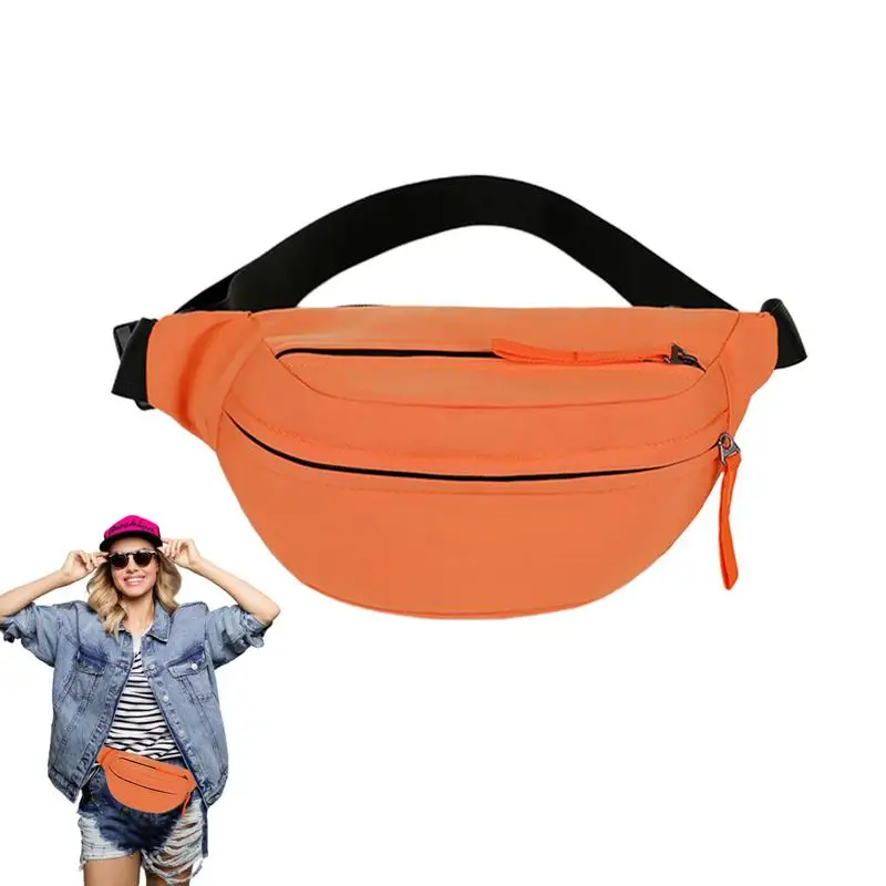 Large Crescent Bag Large Capacity Crescent Bag Waterproof Waist Bag Fanny Pack Casual Sling Purse For Travel Old Mobile Phones