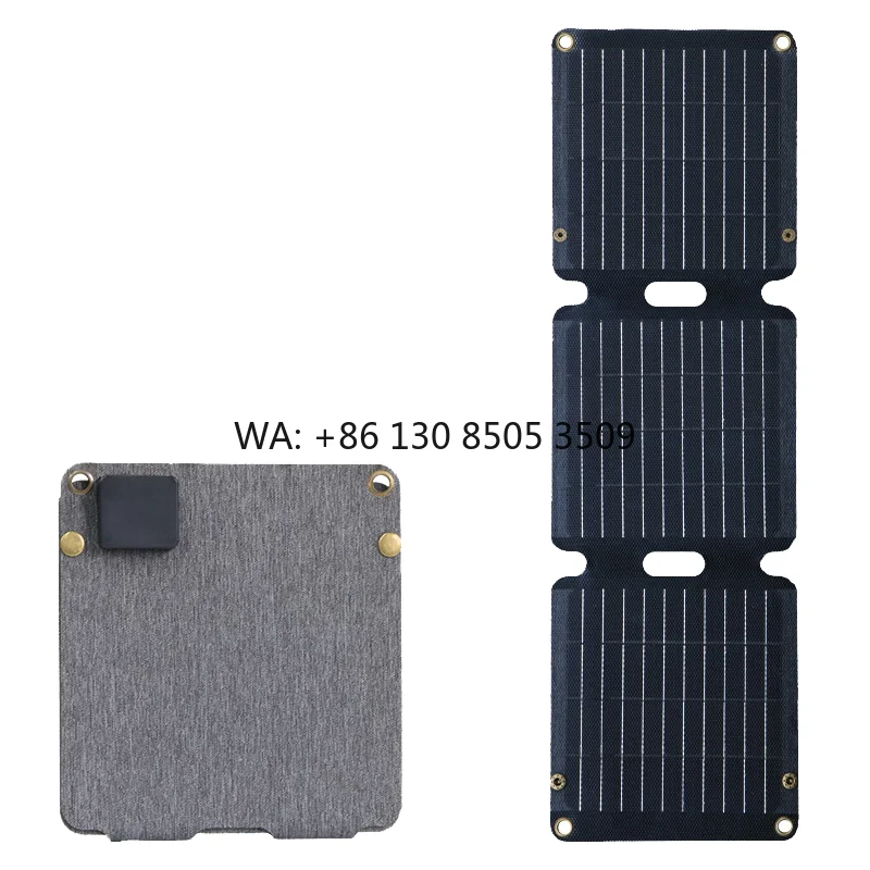 

EU 21W 30W 60W Foldable Flexible Waterproof Solar Panels Portable Energy Storage Hot Selling Product