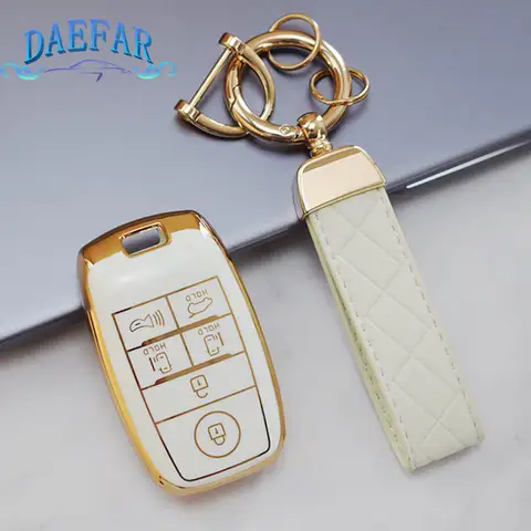 6 버튼 스마트 키리스 원격 키 Tpu 자동차 키 케이스 커버, 기아 세도나 그랜드 카니발, 스너글리 쏘렌토 L580, 기아 두레 카니발