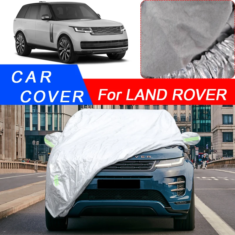 For Landrover Defender Discovery Sport RANGE Rover Evoque Sport Range Rover Velar Thicken Car Cover Dustproof Snow Waterproof