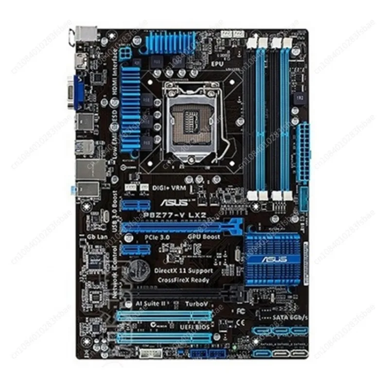 P8Z77-V LX2 Computer Motherboard LGA 1155 DDR3 Z77 P8Z77 Desktop Mainboard SATA II PCI-E X16 Used