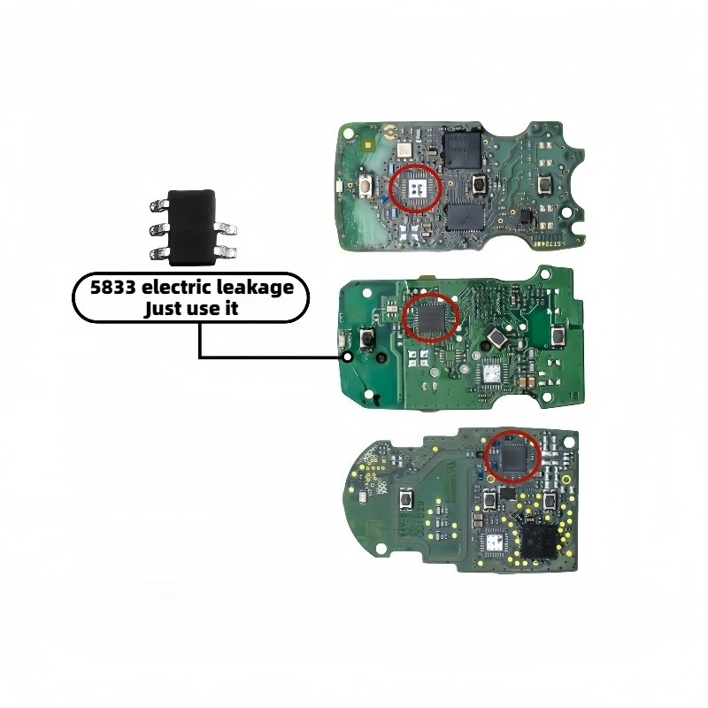 

For Benz Key Leakage Electric Leakage Kit 177 222 205 Smart Remote 5833 Repair of Common RF Electric Leakage Problems