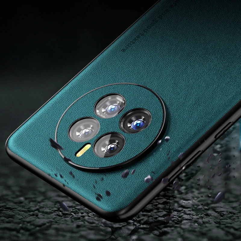 Case For Realme 12 Pro Plus Case Luxury Silicone Leather Back Cover For Realme 12Pro + 5G Camera Protect Shell Shockproof Bumper