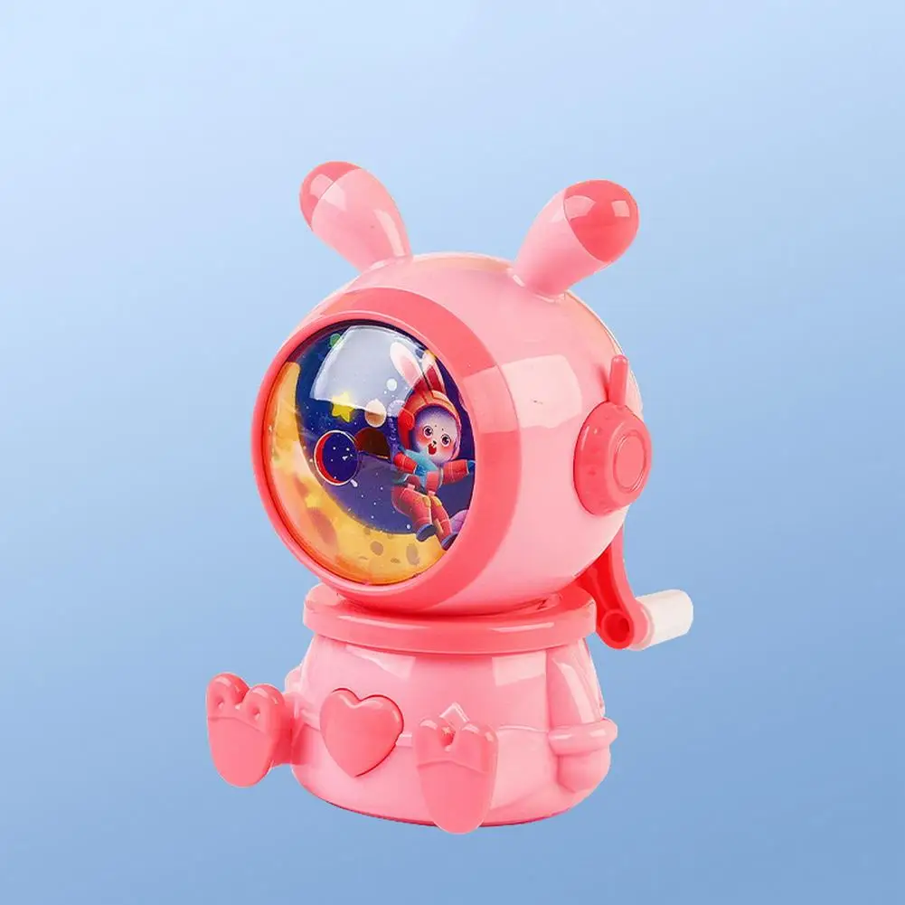 Portable School Sharpener Lightweight Kid Sharpener Non-slip Base Cartoon Hand Manual Sharpener  Quick Sharpening