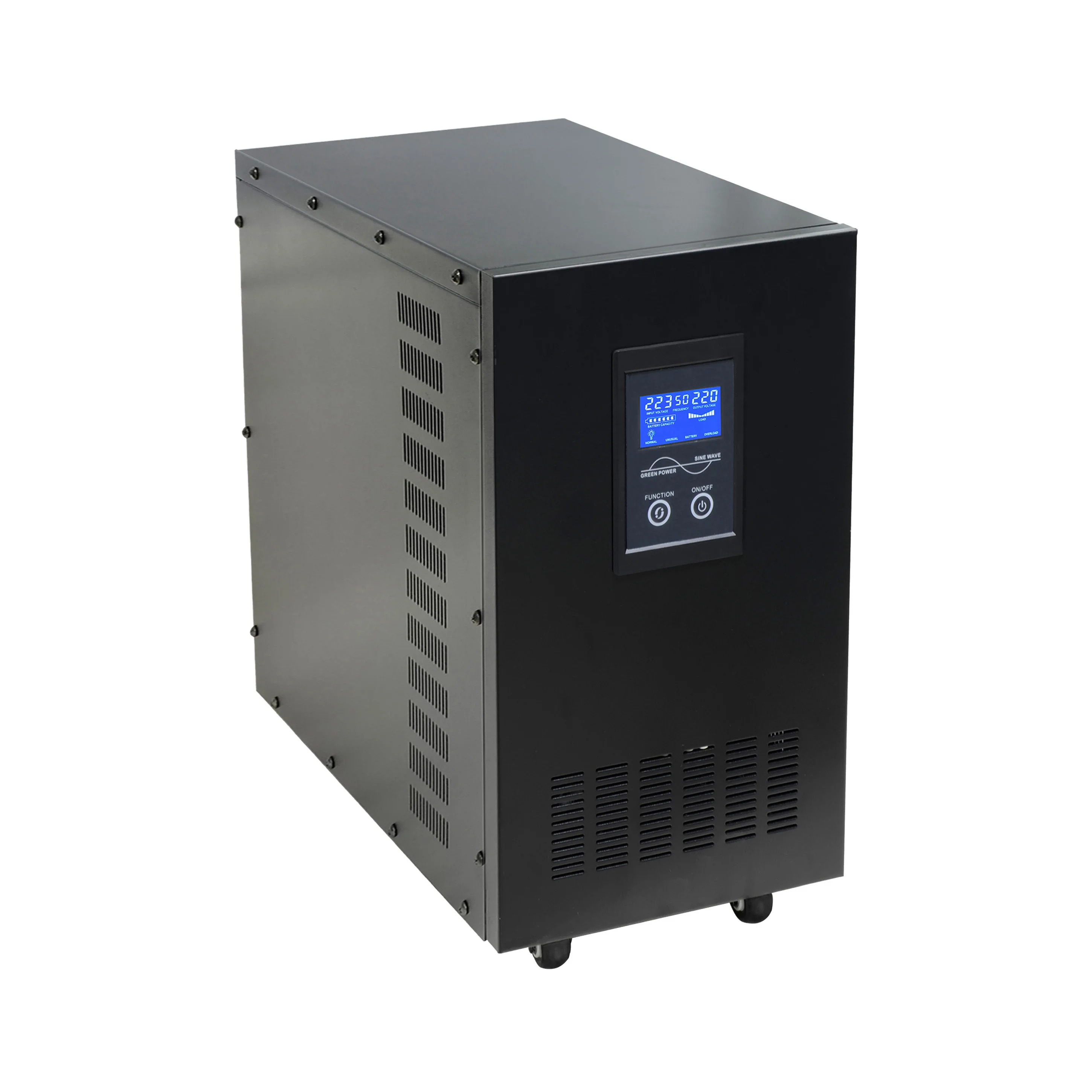 Inverter with integrated battery charger Schuco socket 1500W 2000w 2500W, 24V 48V to 230V 240V