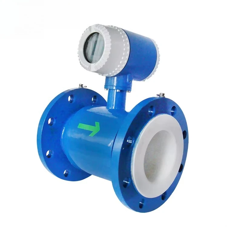 

High Accuracy Factory Price Stainless Steel Liquid Diesel Fuel Fuel Flanged Electromagnetic Flow Meter with Lcd Display