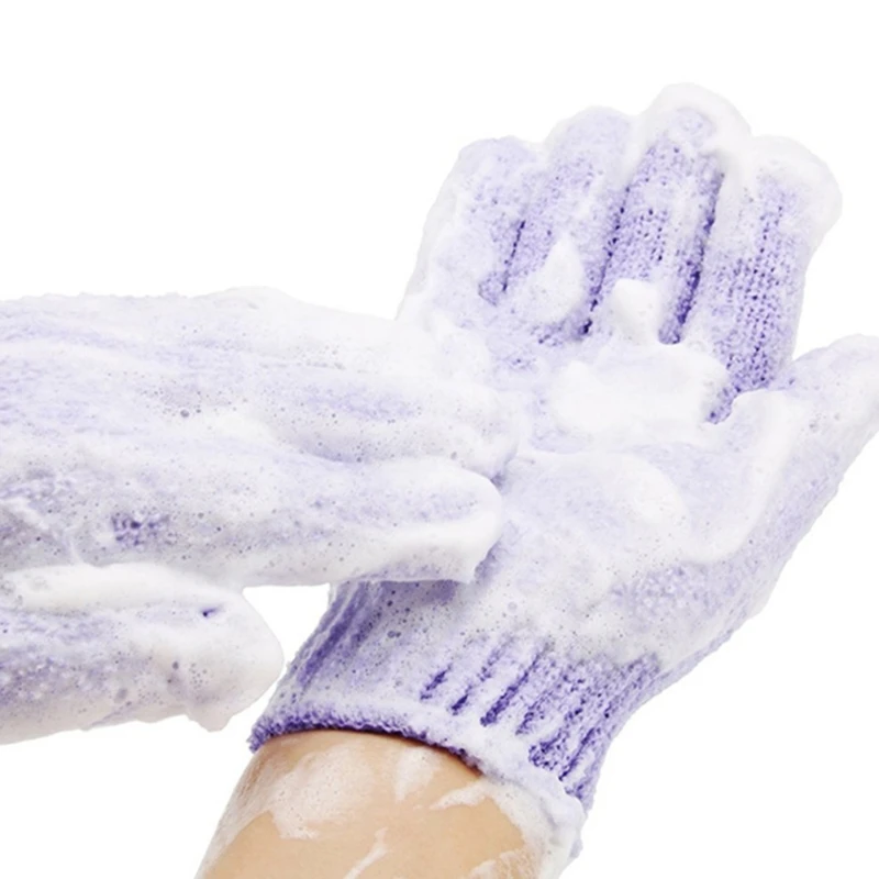 Y1UF Peeling Exfoliating Mitt Glove For Shower Scrub Gloves Resistance Body Massage