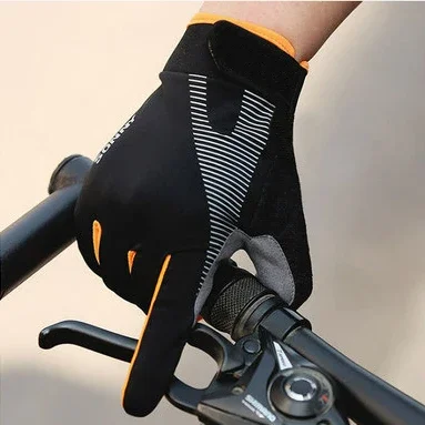 

Summer Thin Riding Gloves Soft Breathable UV Protection Full Finger Adjustable Men Women Motorcycle Bicycle Cycling Sports Glove