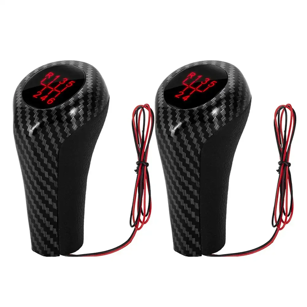 5 6 Speed Car Gear Shift Knob w/LED Backlight Shifter Lever Handle Stick For BMW E39 E60 E61 E46 E82 E87 E90 E91 E92 X1 X3 X5 M5