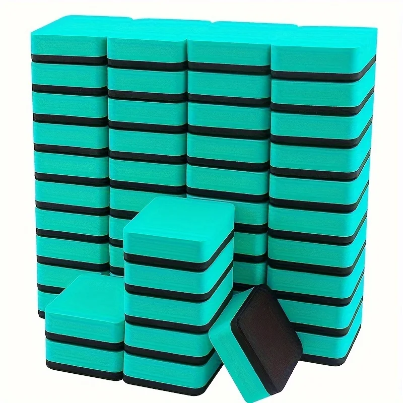 ยางลบกระดานไวท์บอร์ดขนาดเล็ก 4 ชิ้น/8 ชิ้น, ยางลบแม่เหล็กสำหรับกระดานไวท์บอร์ด, ที่เช็ดกระดานดำสำหรับครู