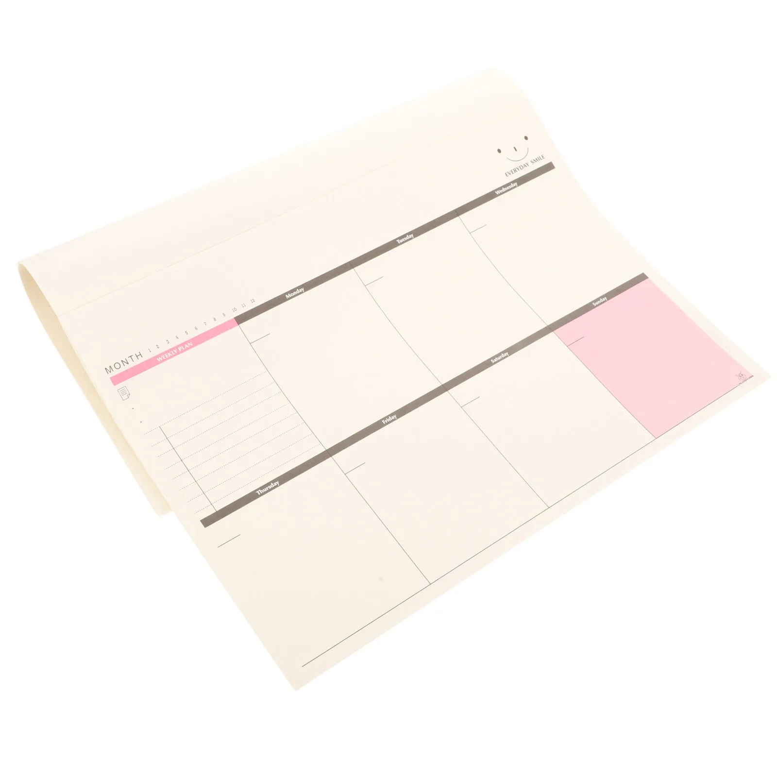

A4 Weekly Schedule Planner Desktop Pad Tear Off to Do List Agenda Organizer for School Office Study Time Management Efficiency
