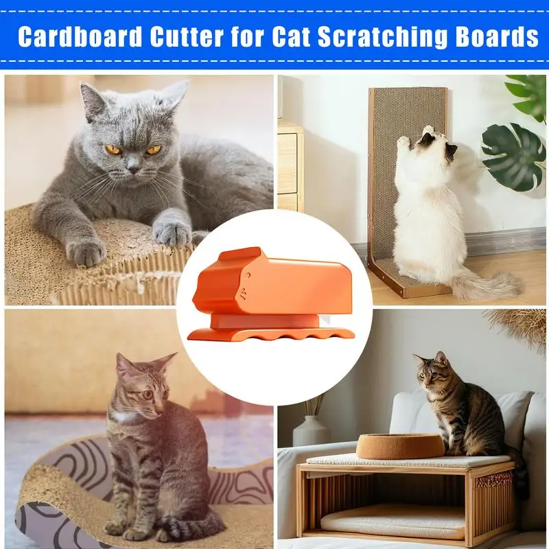 أداة قطع شرائط الورق المقوى للوحة الخدش قاطع الورق المقوى خفيف الوزن لألواح الخدش للقطط للمنزل