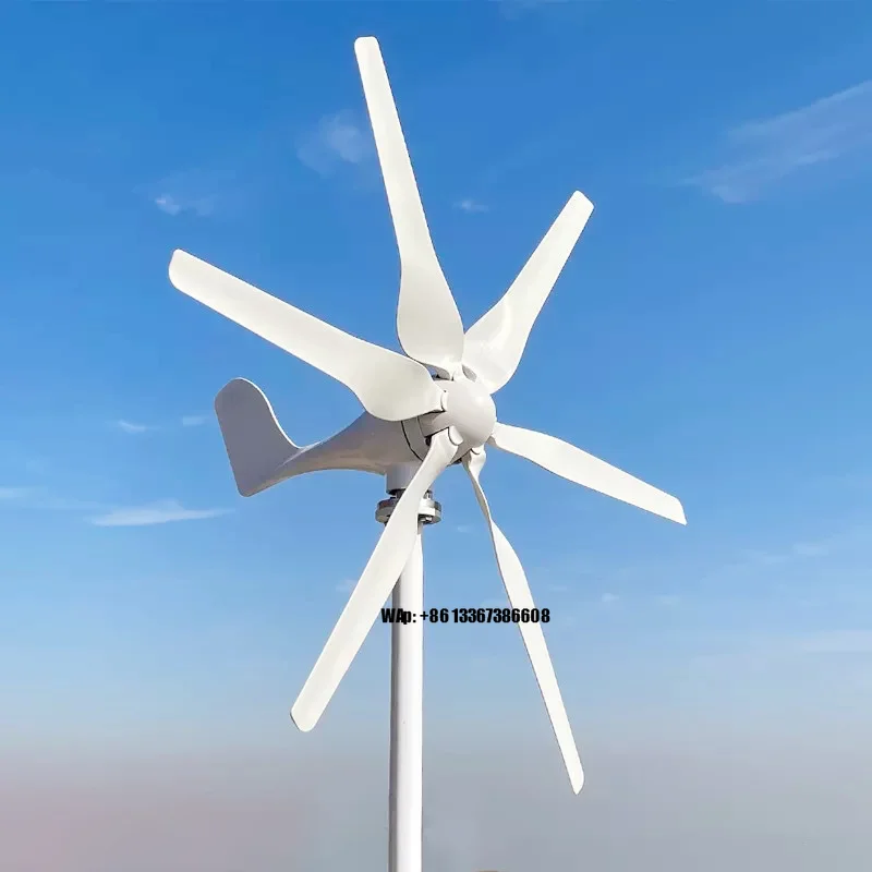 

New Energy 3000W Large Wind Turbine Generator 12v 24v Available in Overseas Warehouse