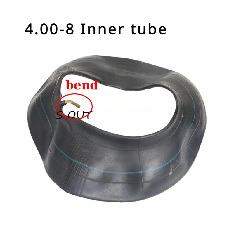 Inner Tube Straight Valve 4.00-8 (4.80/4.00-8) Stem for Lawn Mower, Wheelbarrow, Mini Bike, Go-Karting, Hand Trucks