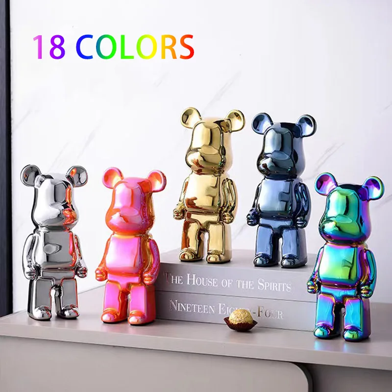 Bear 400% Statue Desk Accessories Bedroom Decoration and Luxury Living Room Figurines Christmas Gifts Action Figures